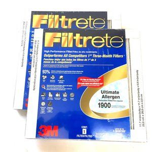 Filtrete 2 Pack Allergen MPR 1900 Air Filter NWT